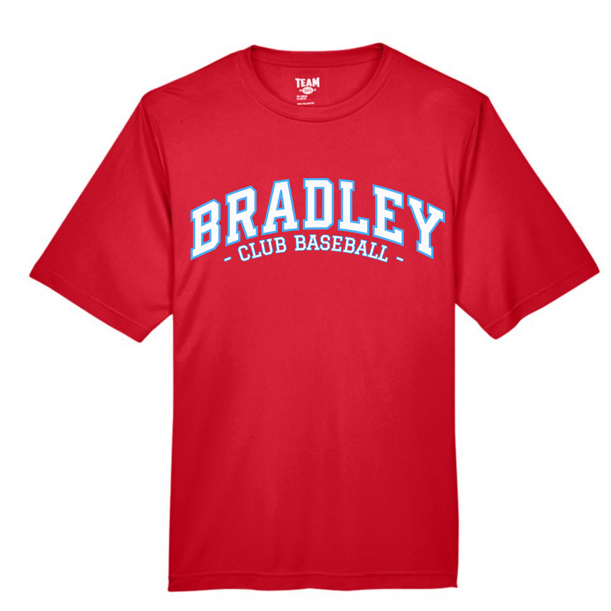 Red Moisture Wicking Short Sleeve T-Shirt