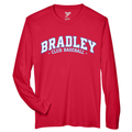 Red Moisture Wicking Long Sleeve T-Shirt